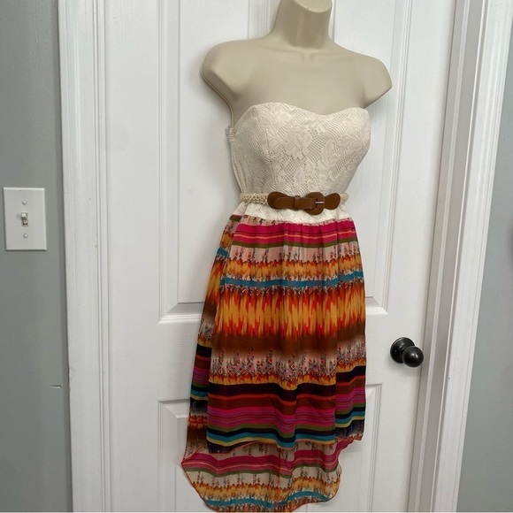 Deb Strapless High Low Dress Size 9 - Picture 5 of 12